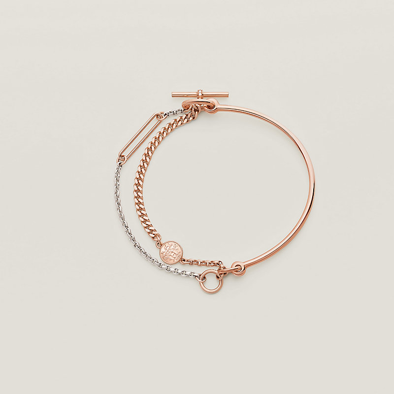 Mix and H bracelet, medium model | Hermès USA